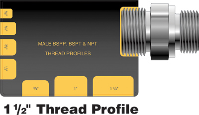 The third step in determining thread ID is to determine the size. Learn all four steps to success thread identification of hydraulic fittings from Parker Hannifin.